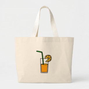 Bolsa Tote Grande sumo de laranja