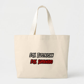 Bolsa Tote Grande Super-herói Half Eletrico