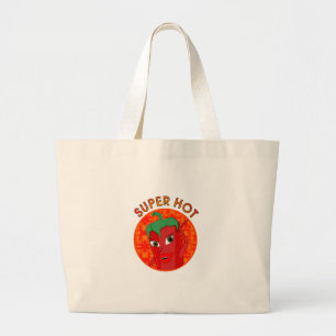 Bolsa Tote Grande Super Hot Pepper Diva