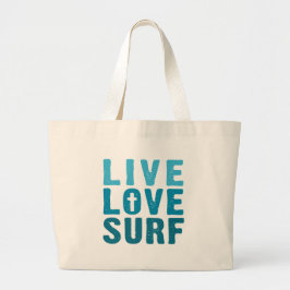 Bolsa Tote Grande surf-amor-vivo