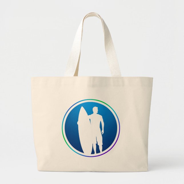 Bolsa Tote Grande Surfer Beach carryall (Frente)