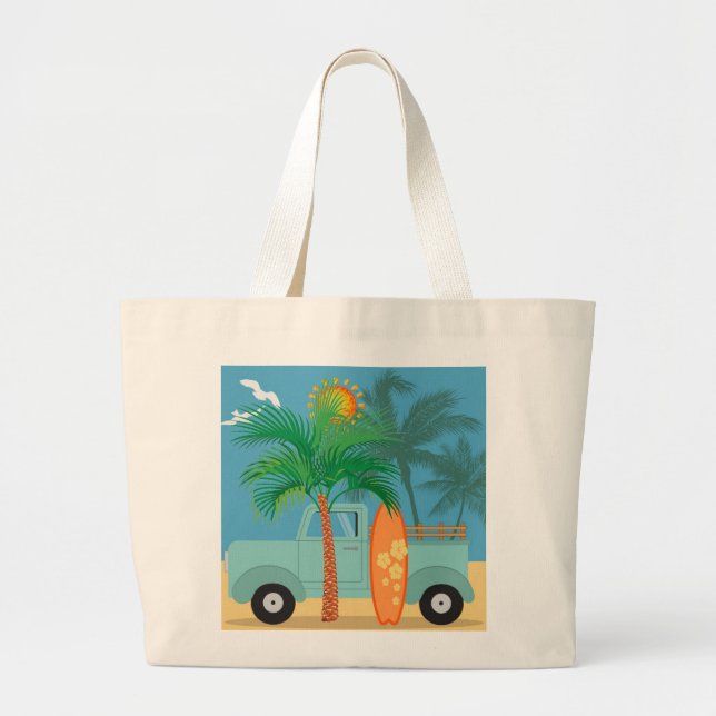 Bolsa Tote Grande Surfer Tote Bag (Frente)