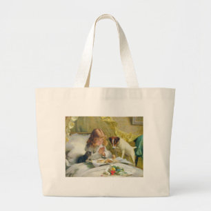 Bolsa Tote Grande Suspense pelo barbeiro de Charles Burton