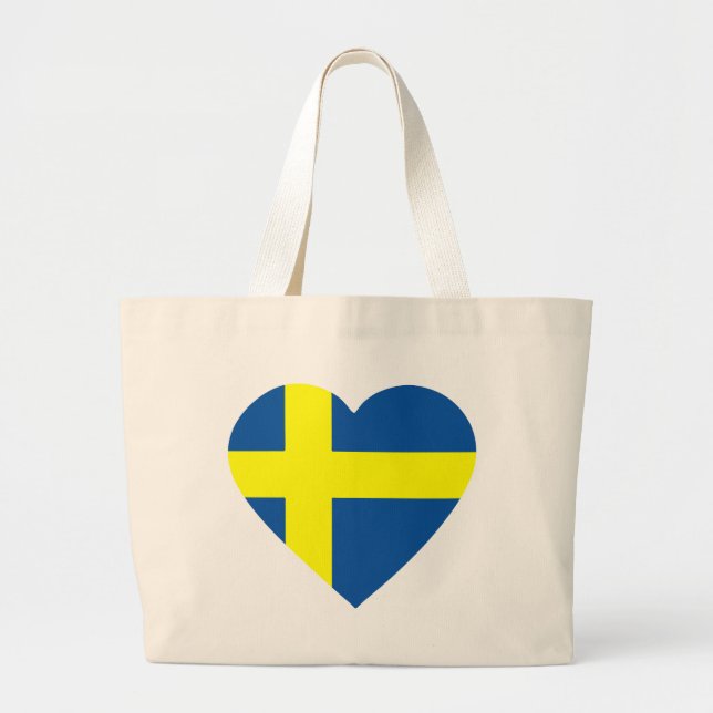 Bolsa Tote Grande svezia-heart. (Frente)