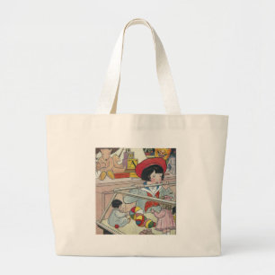 Bolsa Tote Grande T é para brinquedo