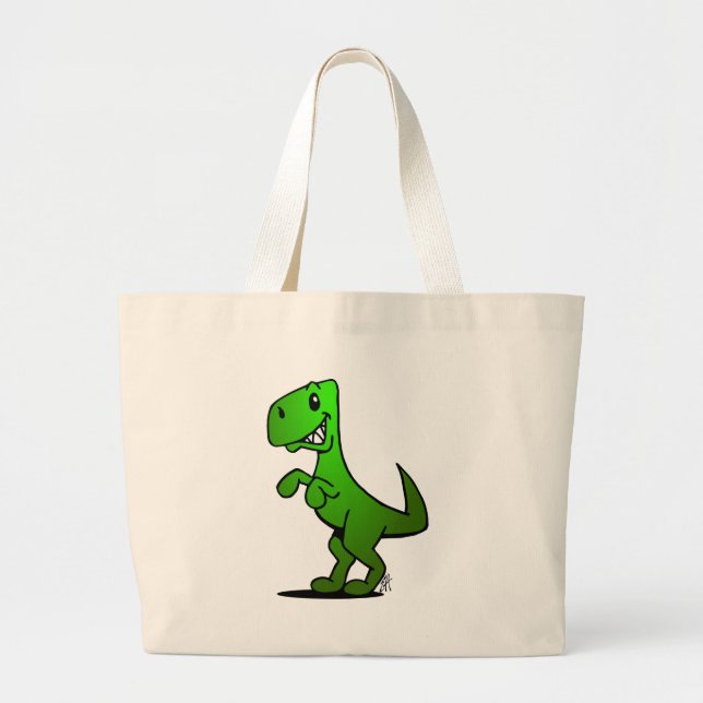 Bolsa Tote Grande T-Rex (Frente)