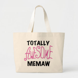 Bolsa Tote Grande T-shirt e presentes cor-de-rosa totalmente