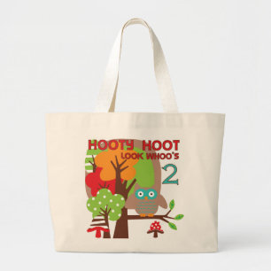 Bolsa Tote Grande T-shirts e presentes de segundo aniversário