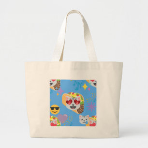 Bolsa Tote Grande taco cat emoji