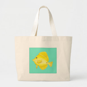 Bolsa Tote Grande Tang amarelo