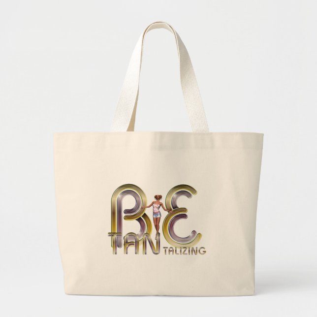 Bolsa Tote Grande Tantalização de TEA (Frente)