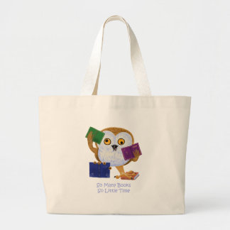 Bolsa Tote Grande Tão muitos livros tão pouca hora