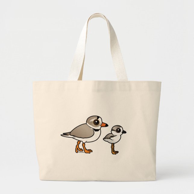 Bolsa Tote Grande Tarambola tranqüila com pintinho (Frente)