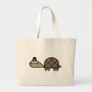 Bolsa Tote Grande Tartaruga feliz