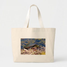 Bolsa Tote Grande Tartaruga Pintada (Chrysemys picta) Bolsa Grande