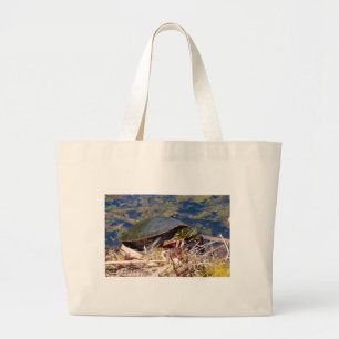 Bolsa Tote Grande Tartaruga Pintada (Chrysemys picta) Bolsa Grande