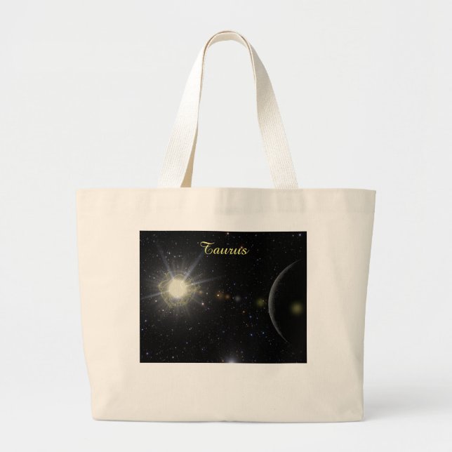 Bolsa Tote Grande Taurus brilhante (Frente)