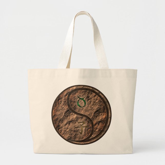 Bolsa Tote Grande Taurus & Earth Rat (Frente)