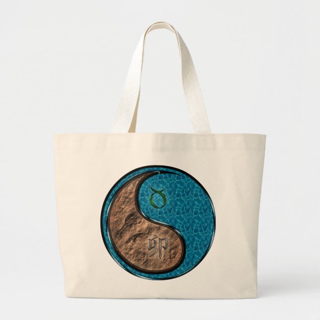 Bolsa Tote Grande Taurus & Water Rabbit (Frente)