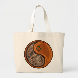 Bolsa Tote Grande Taurus & Wood Goat