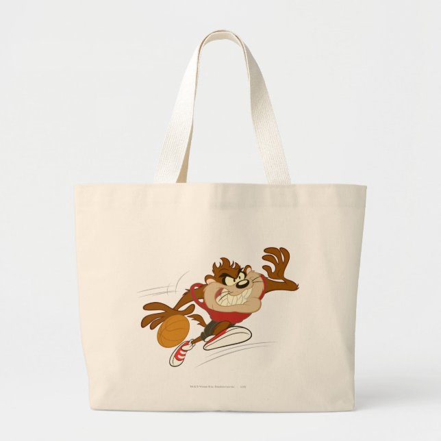 Bolsa Tote Grande TAZ™ o Ciclone que Dribla (Frente)