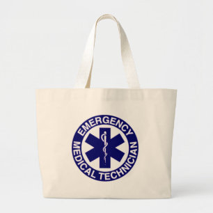 BOLSA TOTE GRANDE TÉCNICOS MÉDICOS EMT DA EMERGÊNCIA