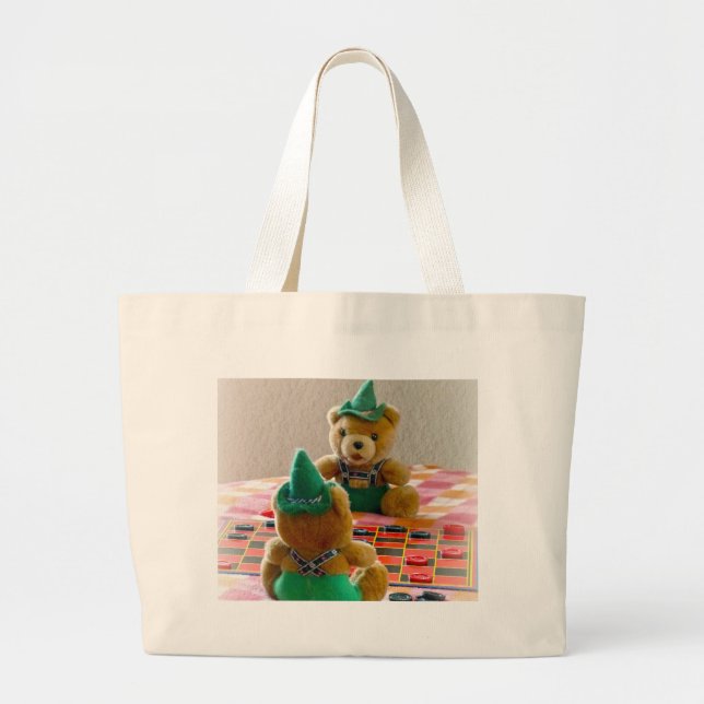 Bolsa Tote Grande Teddy Bears (Frente)