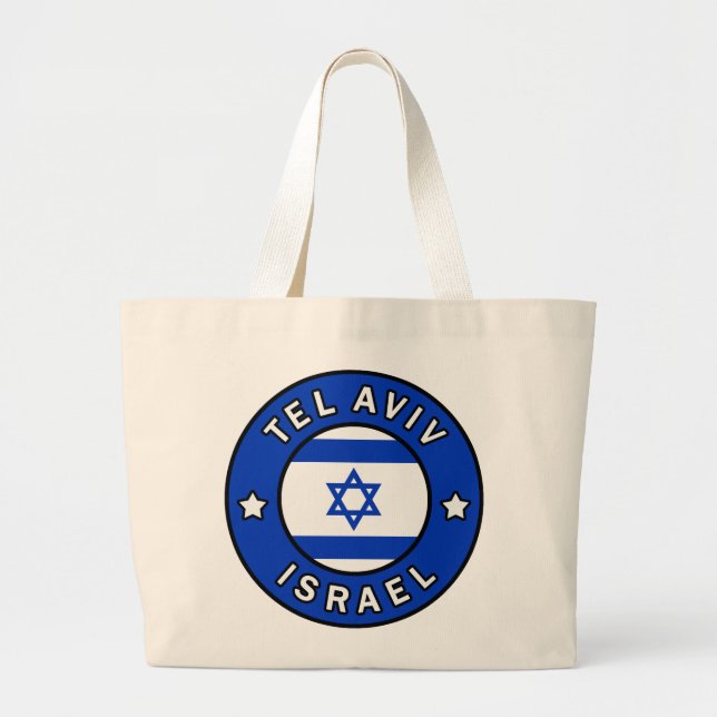 Bolsa Tote Grande Tel Aviv Israel (Frente)