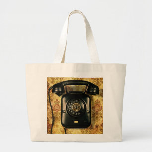 Bolsa Tote Grande Telefone retro