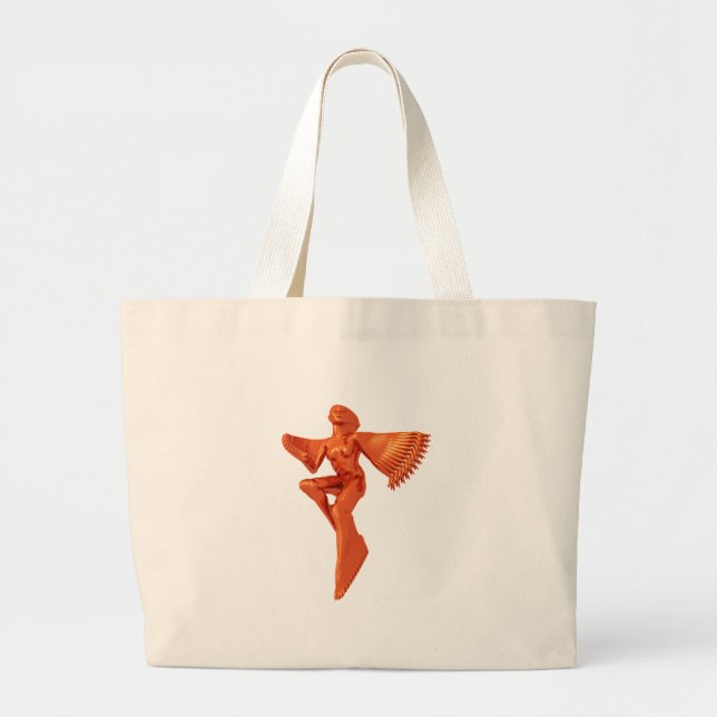 Bolsa Tote Grande tempo congelado (Frente)