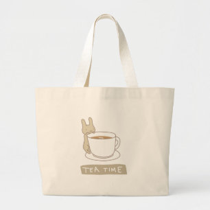 Bolsa Tote Grande Tempo do chá