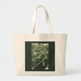 Bolsa Tote Grande Tendril e Folha de Ipoméia