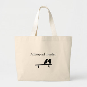 Bolsa Tote Grande Tentativa de assassínio