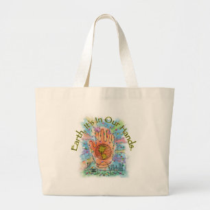 Bolsa Tote Grande Terra, está em nosso saco de mãos