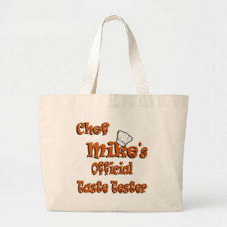 Bolsa Tote Grande Testador de sabor do Chef Mike