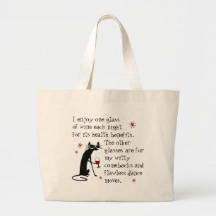 Bolsa Tote Grande Testemunha Comebacks - Cotação de Vinho Negro