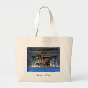 Bolsa Tote Grande Teto no Museu Vaticano em Roma