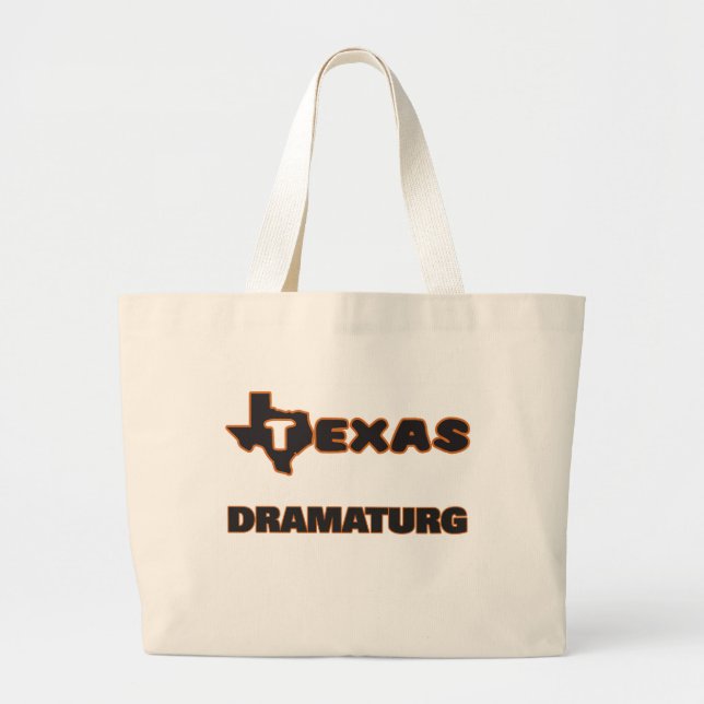 Bolsa Tote Grande Texas Dramaturg (Frente)