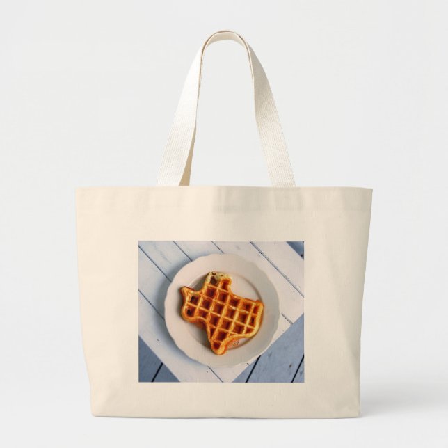 Bolsa Tote Grande Texas Waffle (Frente)