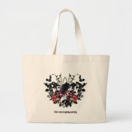 Bolsa Tote Grande The Crow Laughing Awfully