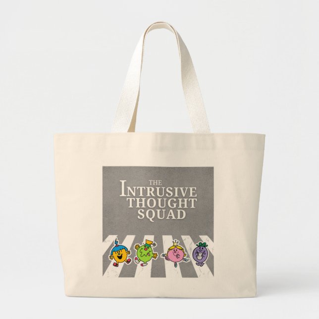 Bolsa Tote Grande The Intrusive Thought Squad Tote (Frente)