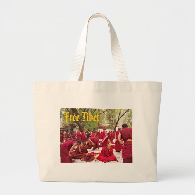 Bolsa Tote Grande Tibet livre (Frente)