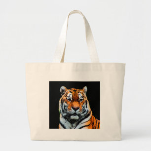 Bolsa Tote Grande Tiger Eyes Inspiration