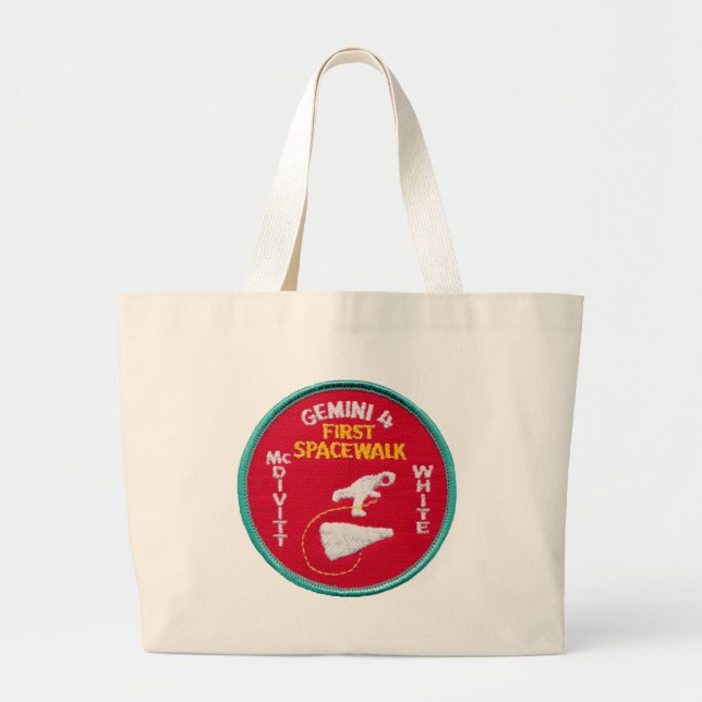 Bolsa Tote Grande Titã 4 dos Gêmeos: McDivitt e jovens (Frente)