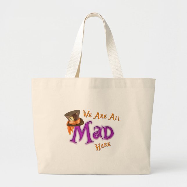 Bolsa Tote Grande Toda louco (Frente)