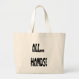 Bolsa Tote Grande Todas as mãos.