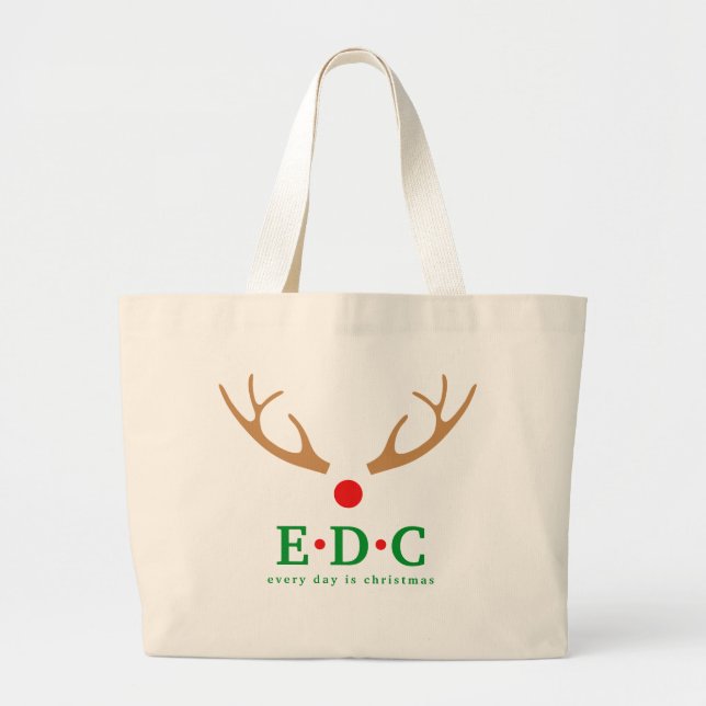 Bolsa Tote Grande Todos os Dias São Natal Grande Tote (Frente)