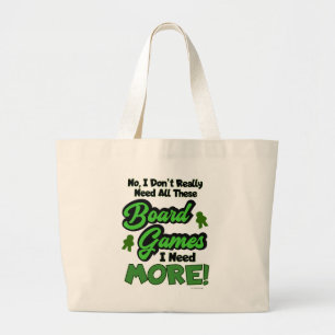 Bolsa Tote Grande Todos Os Jogos Engraçados Coleção De Boardgame