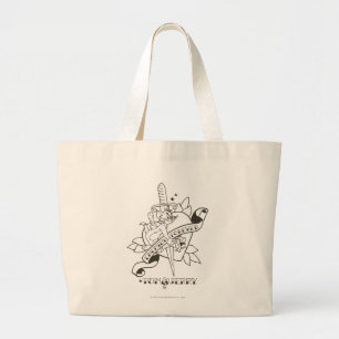 Bolsa Tote Grande Tom e Jerry Inimies para sempre 1