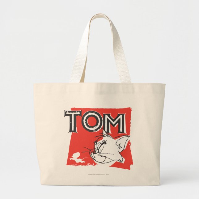 Bolsa Tote Grande Tom e Jerry Mad Cat (Frente)